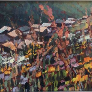 Tetti e fiori 1989 20x30